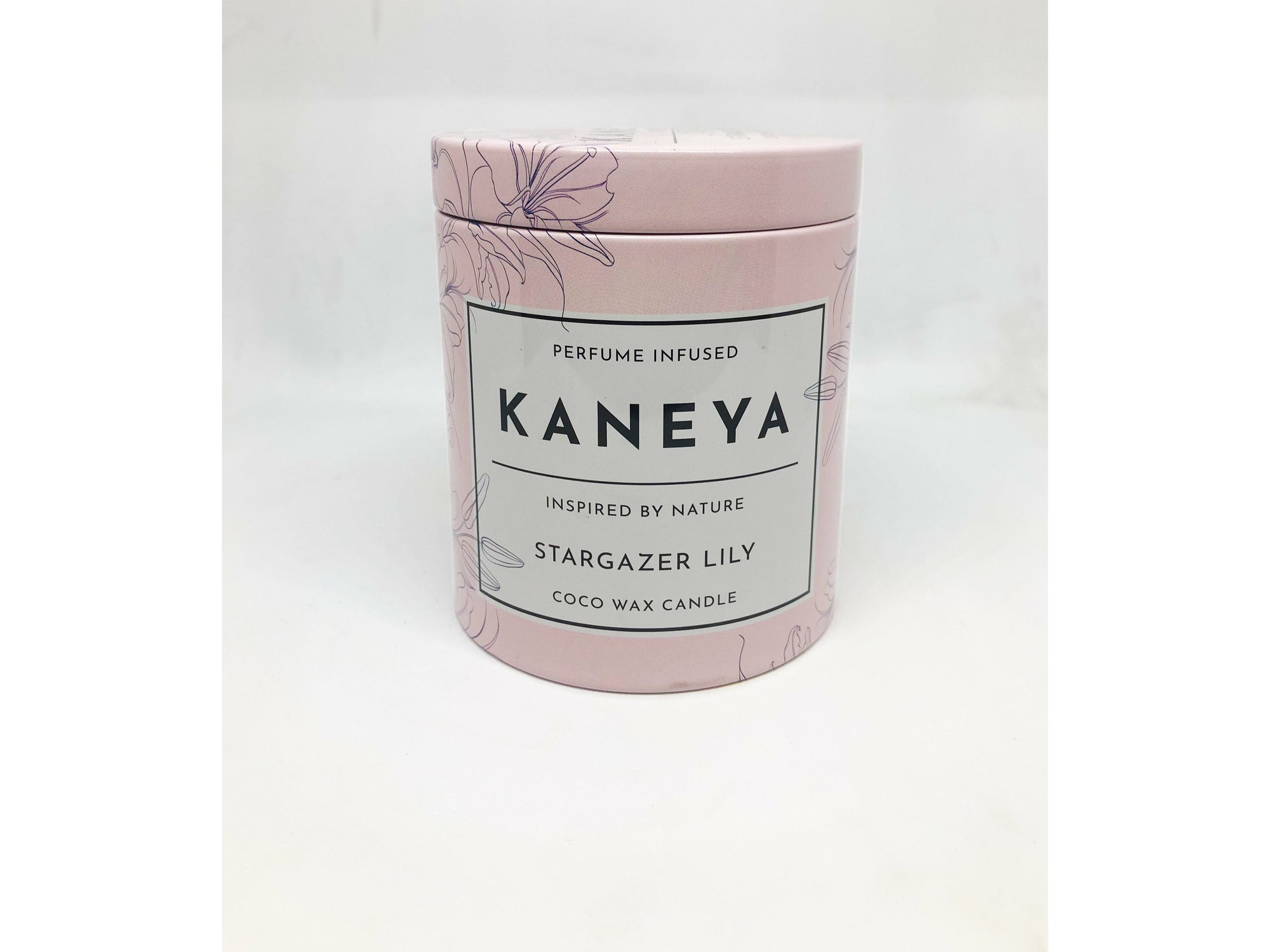 Stargazer Lily Soy Tin Scented Candle