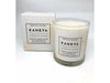 White Narcissus & Magnolia  Large Glass Scented Candle