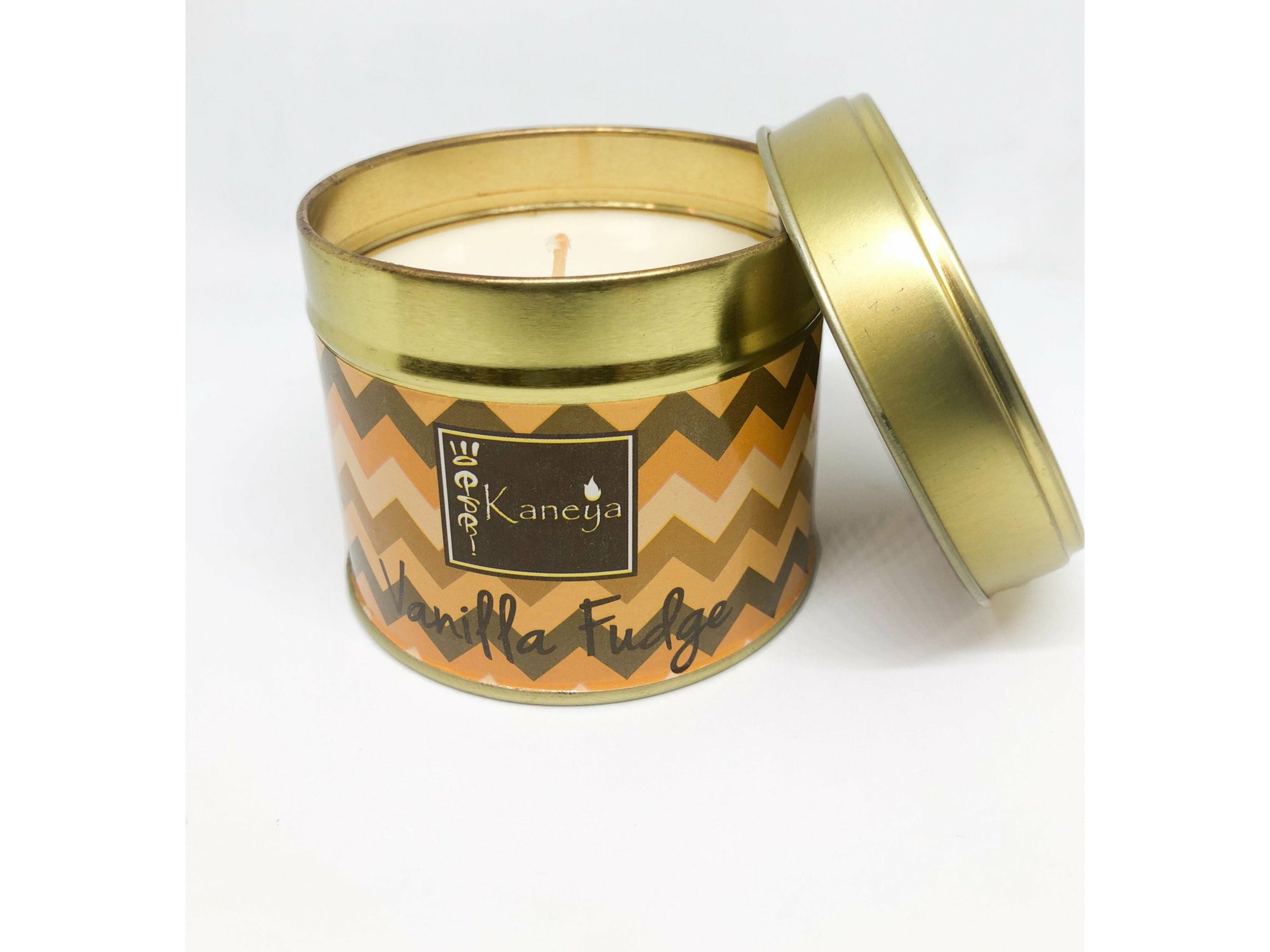 Vanilla Fudge Soy Tin Scented Candle